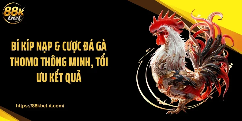 Bí kíp nạp & cược đá gà Thomo thông minh, tối ưu kết quả
